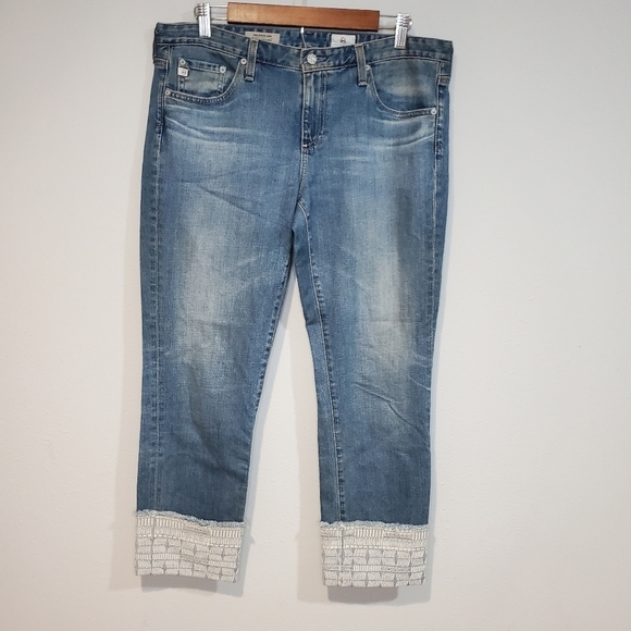 Ag Adriano Goldschmied Denim - AG Stevie Slim Straight Cuffed